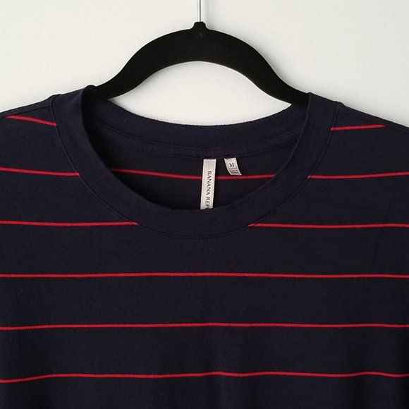 Banana Republic Red/Blue Thin Stripes Shirt - Picture 4 of 4